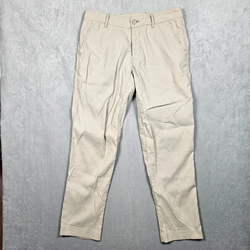 Outlier Futureworks Pants Mens 30 (Actual 32x28) Tan Lightweight Stretch Chinos
